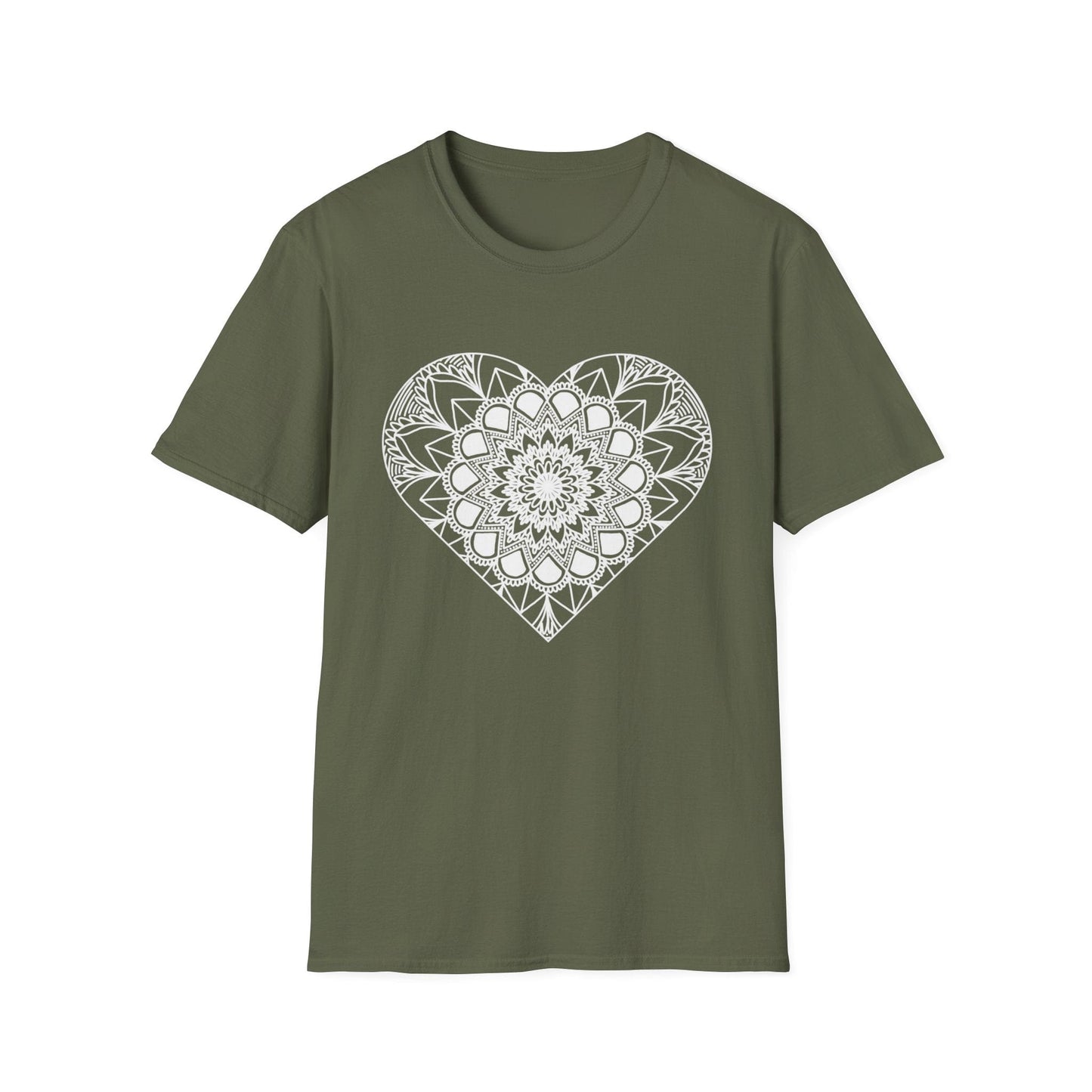 Heart Shaped Mandala  – T-shirt