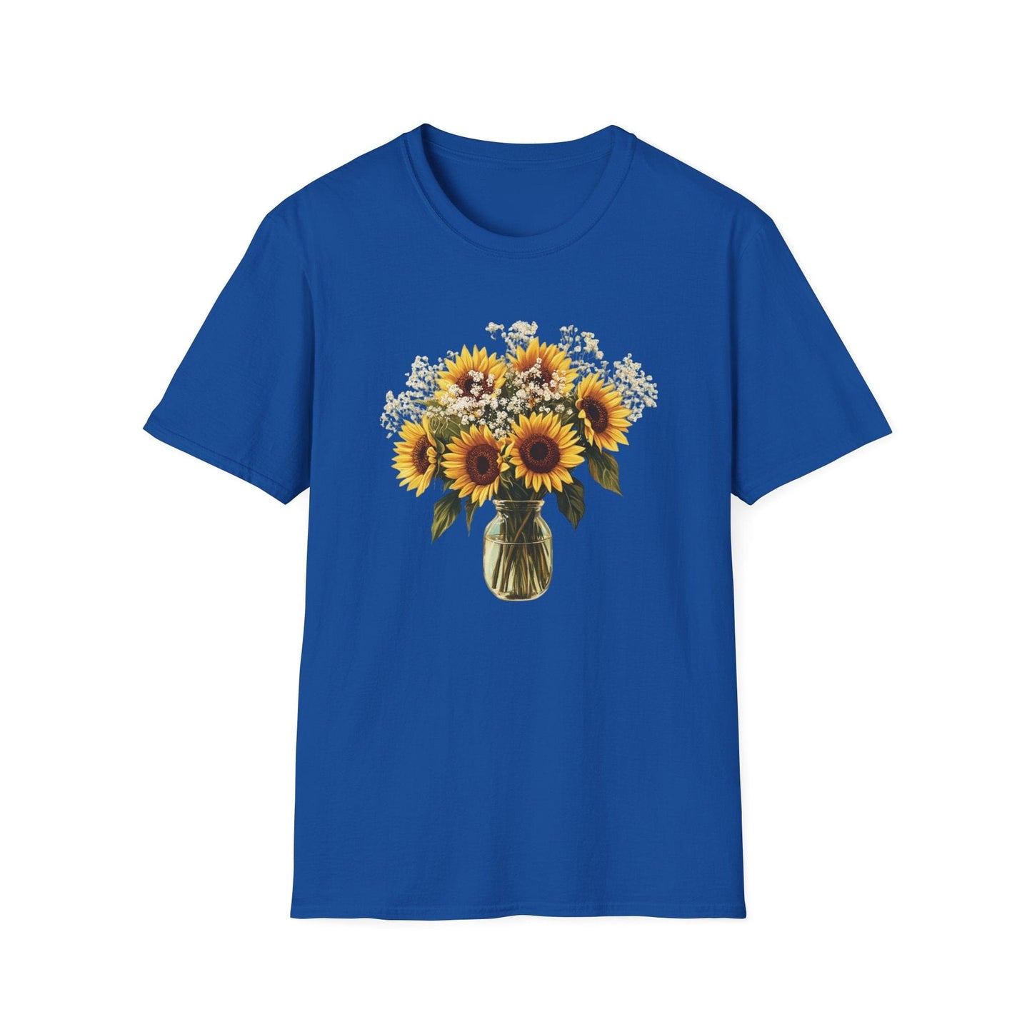 Beautiful Sunflowers in a Vase  – T-shirt