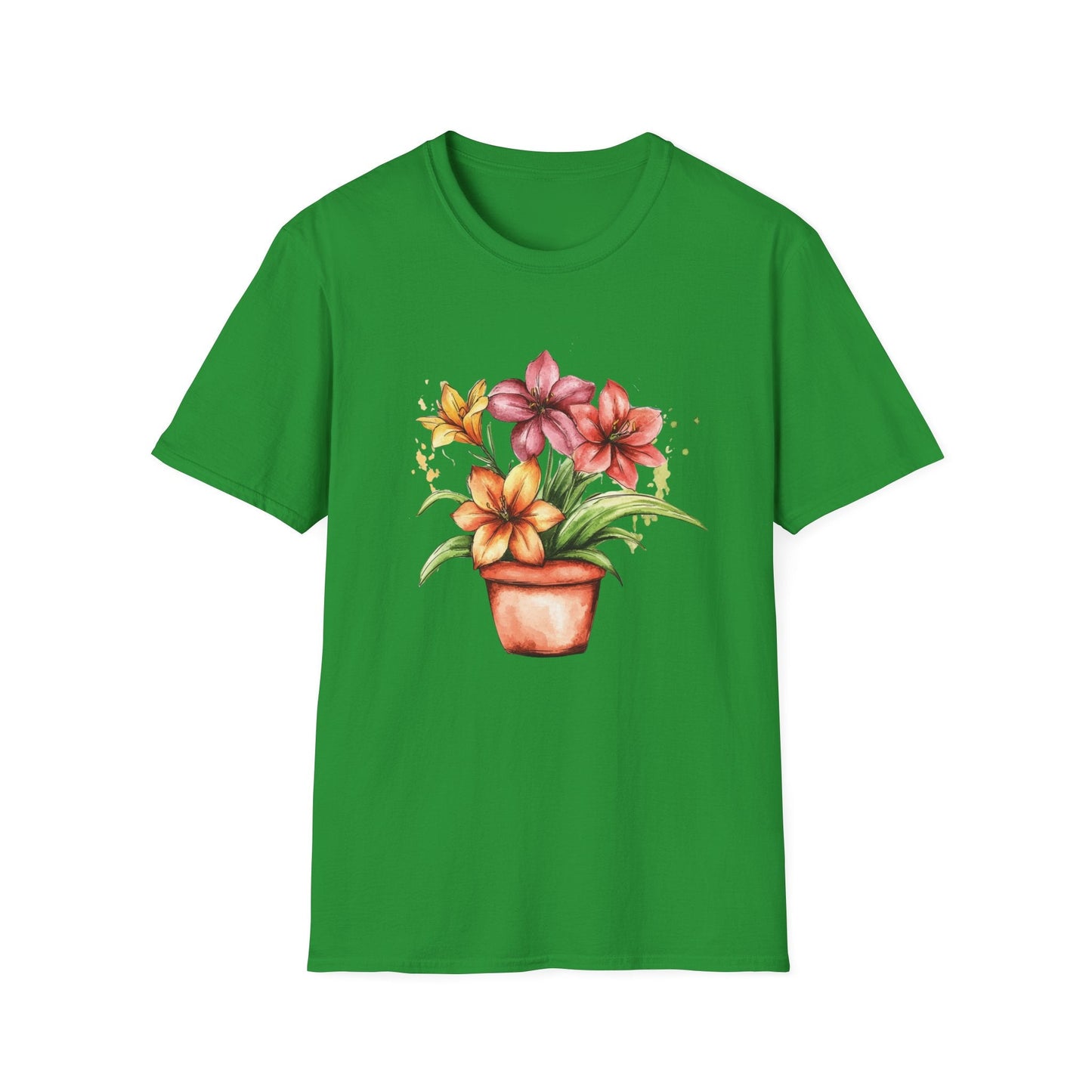 Pink, Orange and Yellow Lilies  – T-shirt
