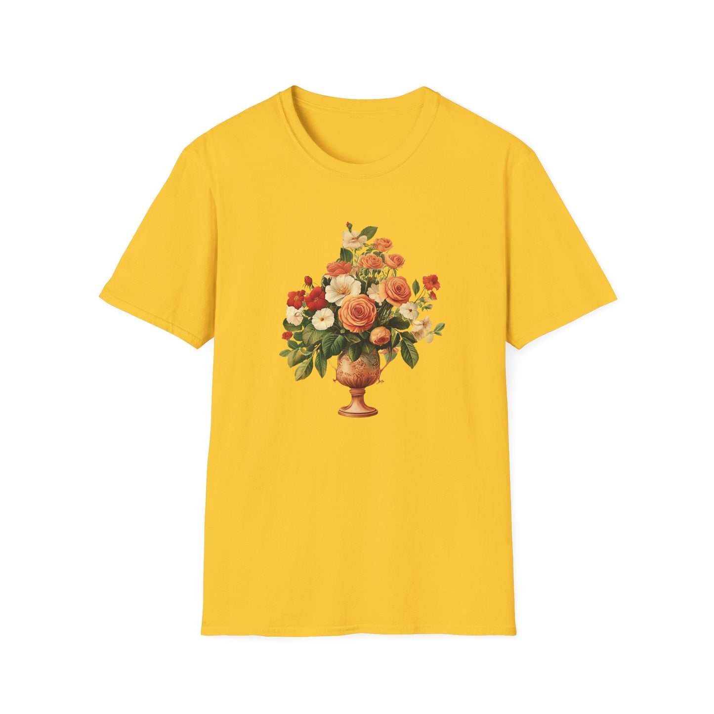 Vintage Vase of Flowers  – T-shirt
