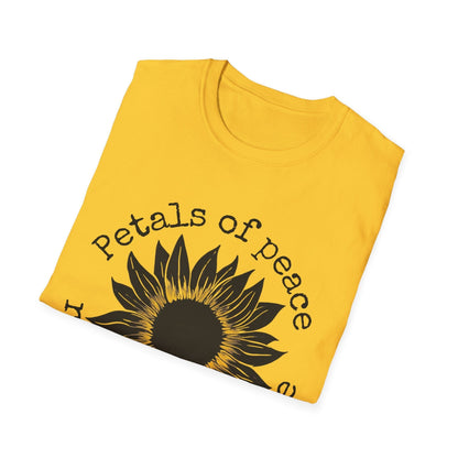 "Petals of Peace, Roots of Resilience" Black & Yellow Sunflower