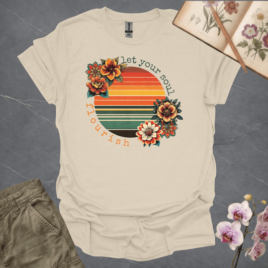 Let Your Soul Flourish Retro Flowers