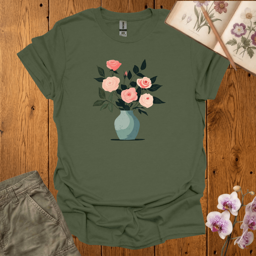 Vase of Flowers (Vase of Pink Roses)