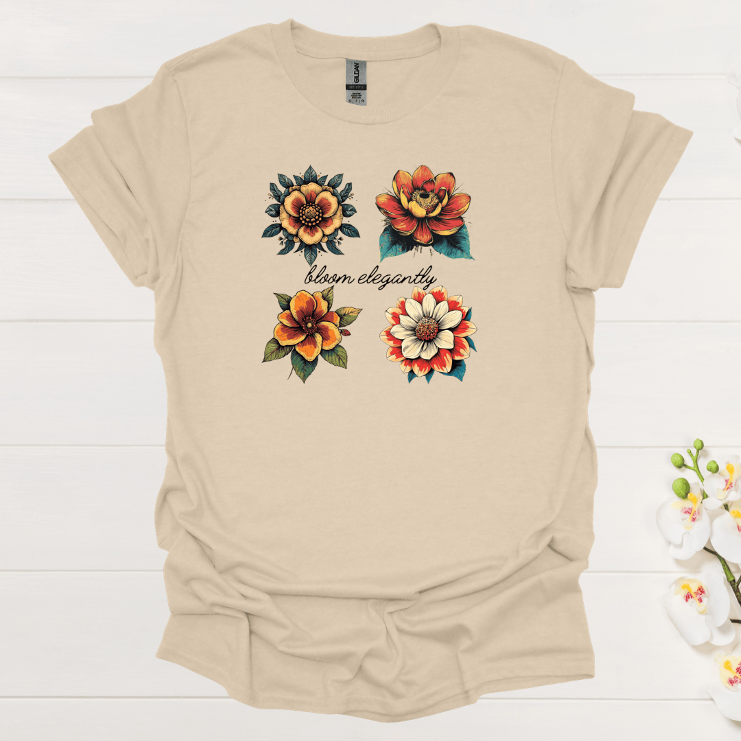 Bloom Elegantly Retro Flowers