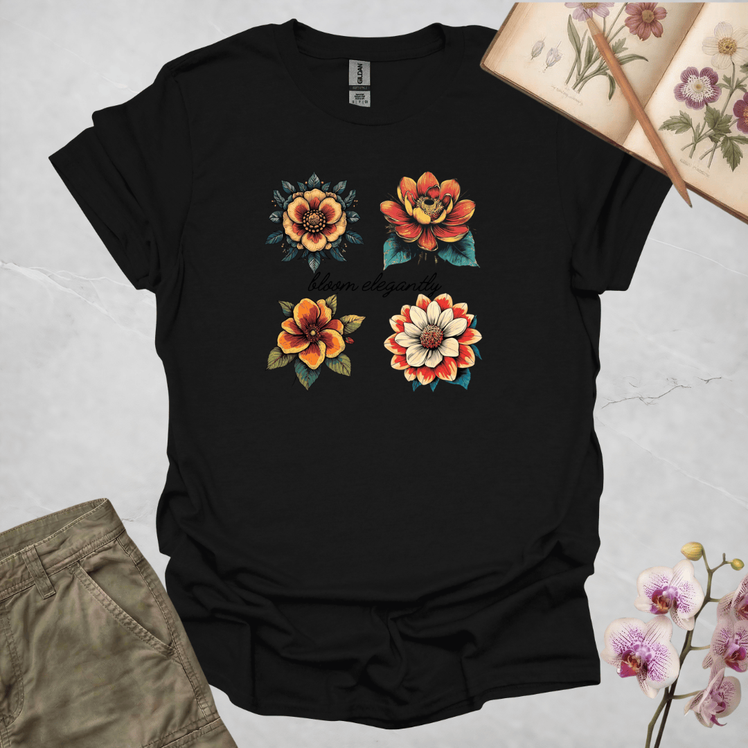 Bloom Elegantly Retro Flowers