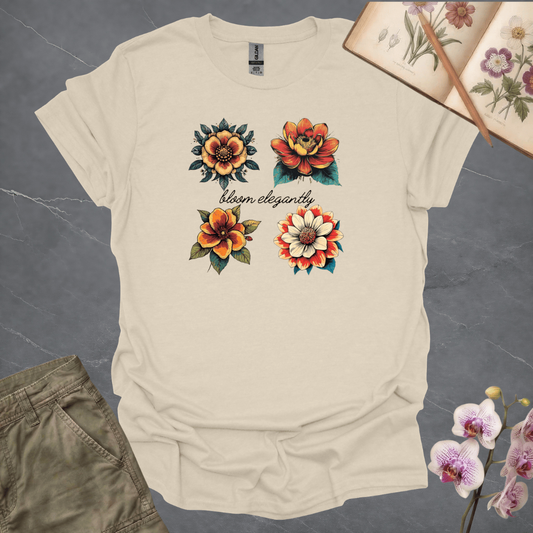 Bloom Elegantly Retro Flowers