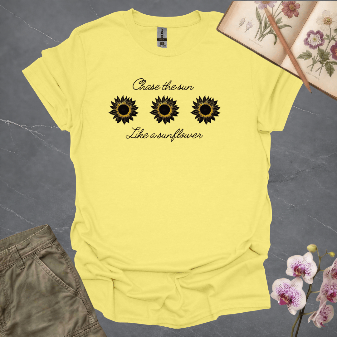 Chase The Sun Like A Sunflower - Triple Sunflower