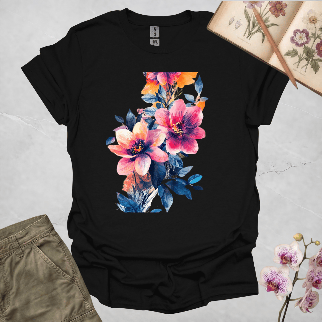 Water Color Flowers – T-shirt