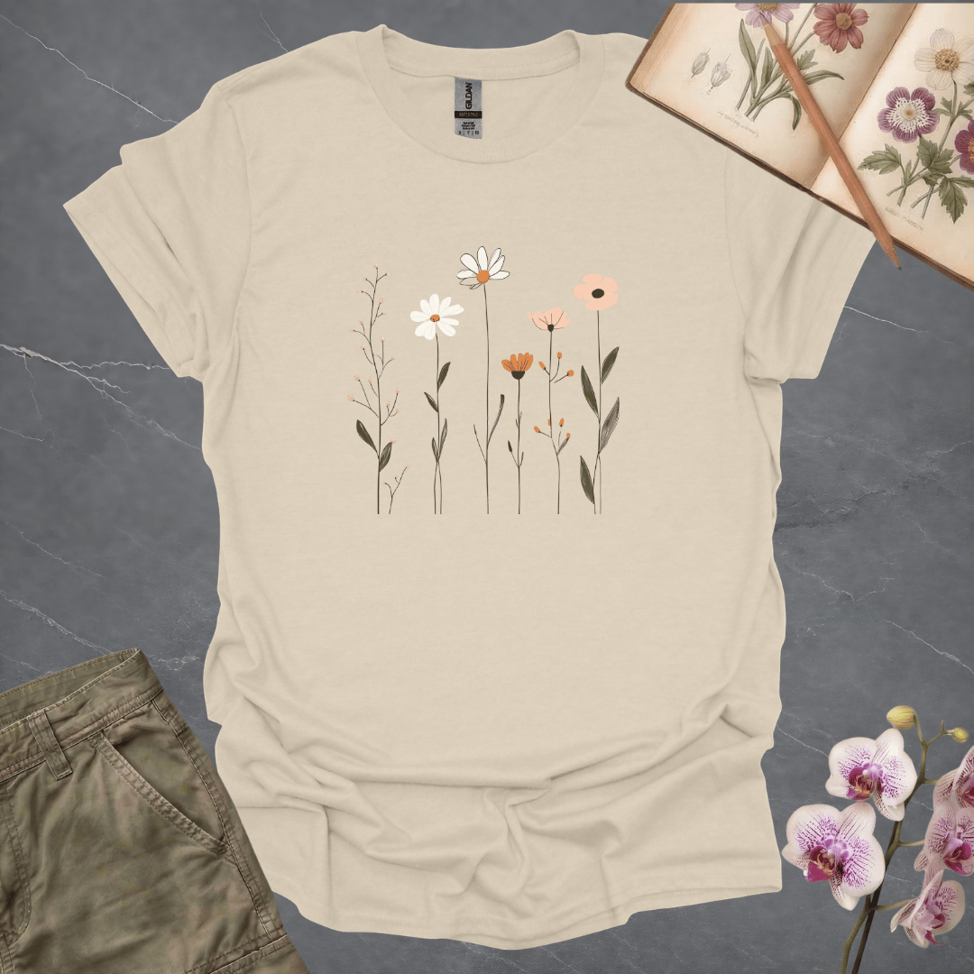 Simple Flowers - T-shirt
