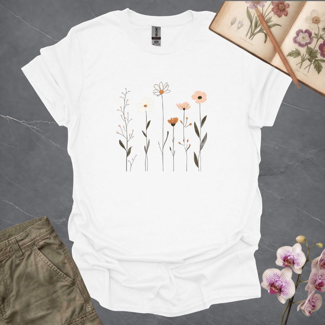 Simple Flowers - T-shirt