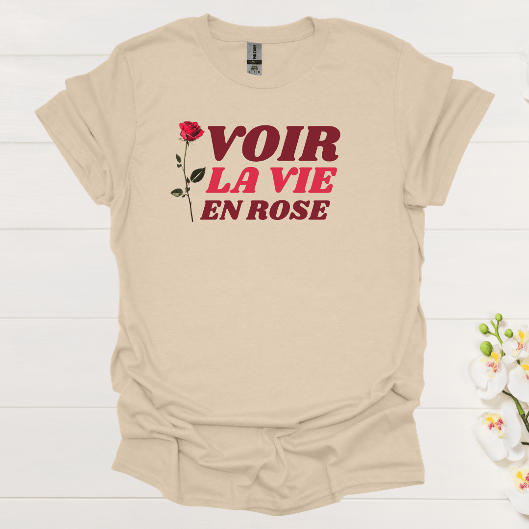 To See Life in Pink - T-shirt