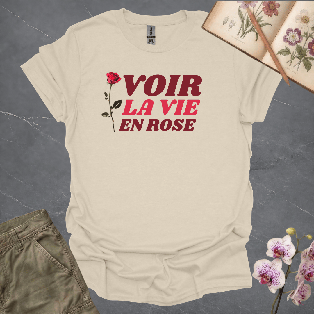 To See Life in Pink - T-shirt