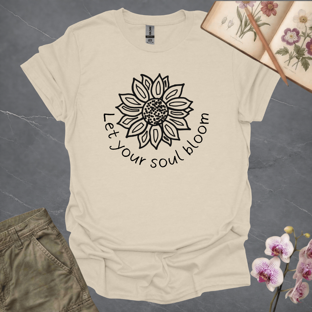 Let Your Soul Bloom – Mandala Sunflower - Black