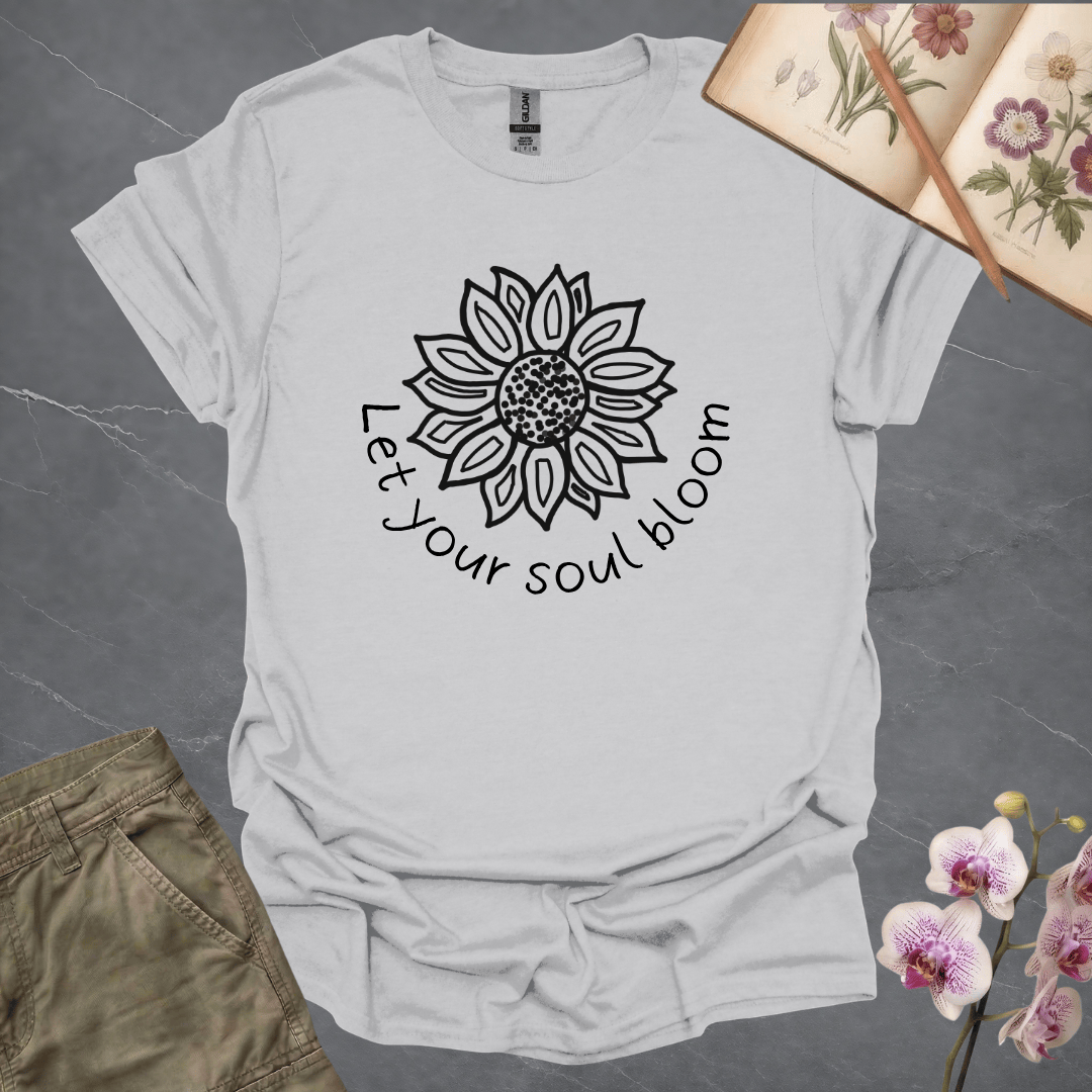 Let Your Soul Bloom – Mandala Sunflower - Black
