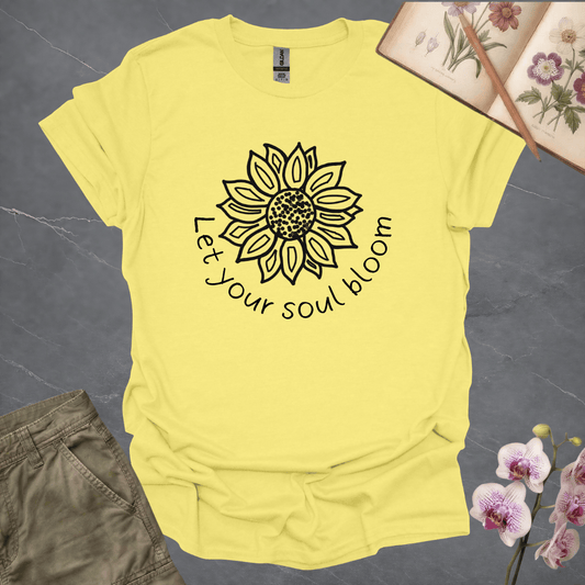 Let Your Soul Bloom – Mandala Sunflower - Black