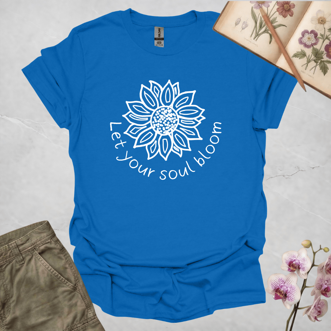 Let Your Soul Bloom – Mandala Sunflower - White