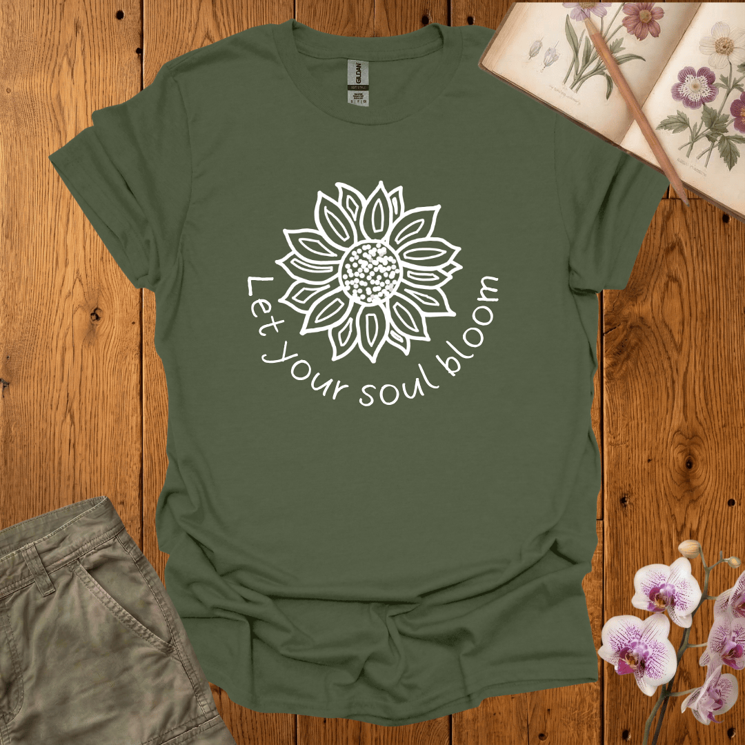 Let Your Soul Bloom – Mandala Sunflower - White