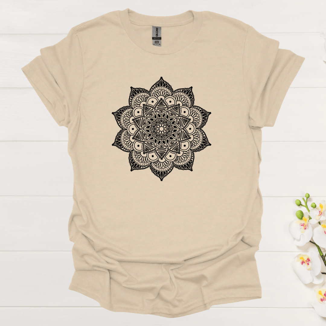 Flora Mandala - Black