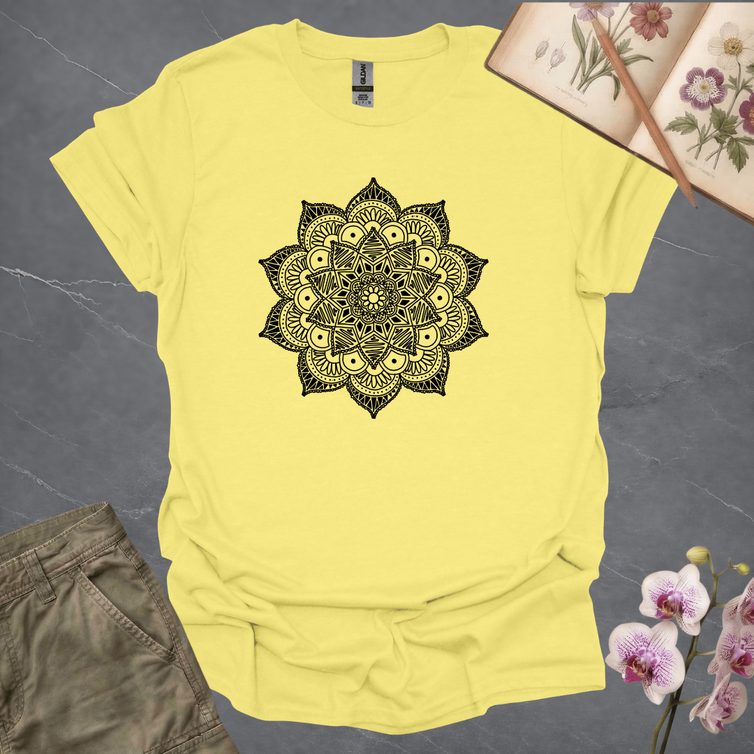 Flora Mandala - Black
