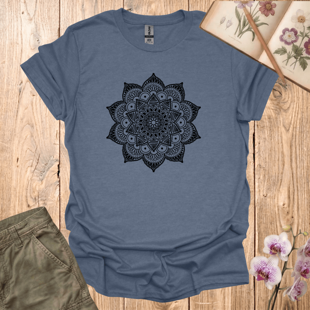 Flora Mandala - Black