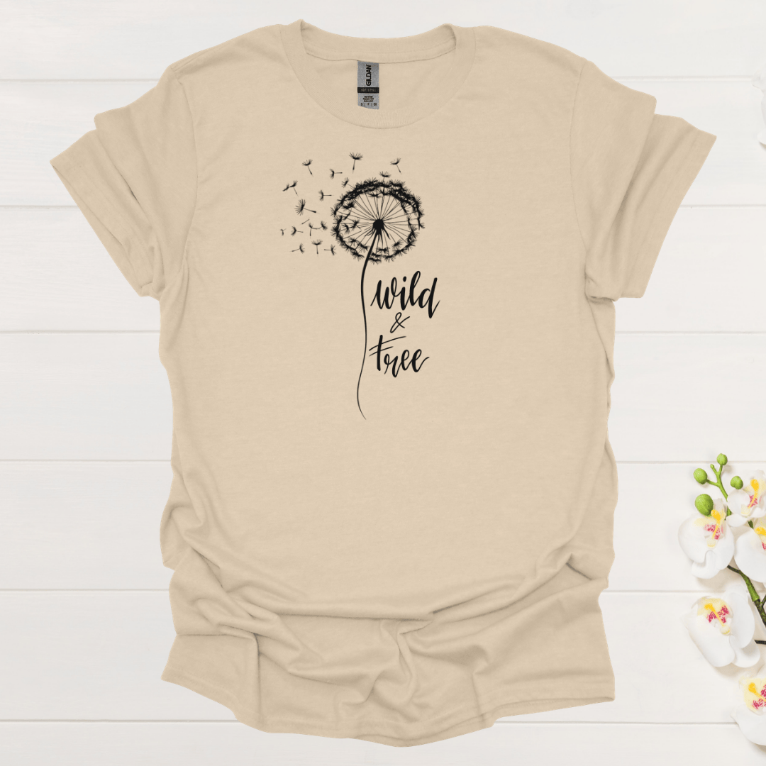 Wild and Free Dandelion - Black