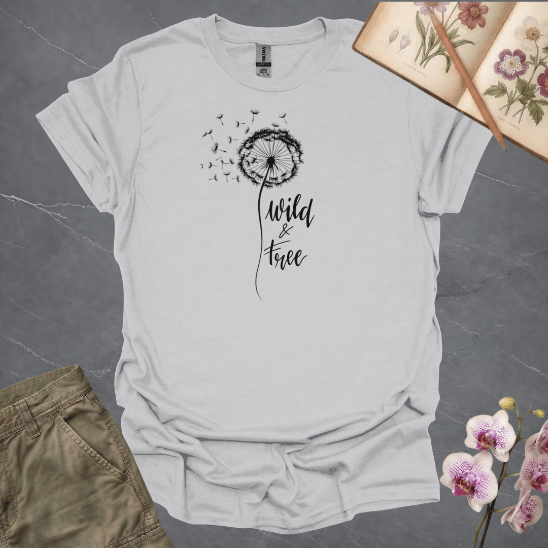Wild and Free Dandelion - Black