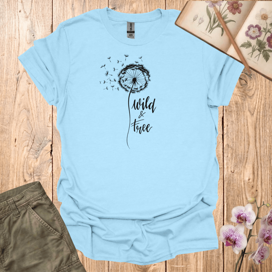 Wild and Free Dandelion - Black