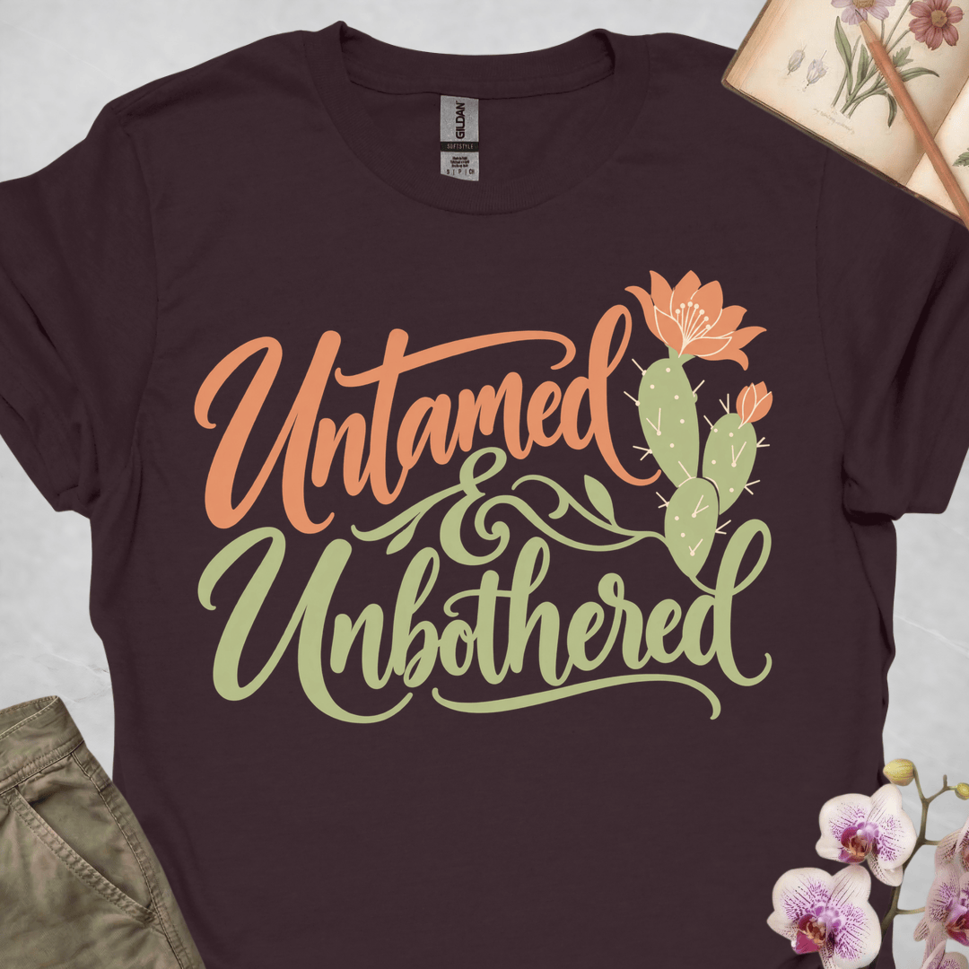 Untamed & Unbothered - Hand Script - Upscaled