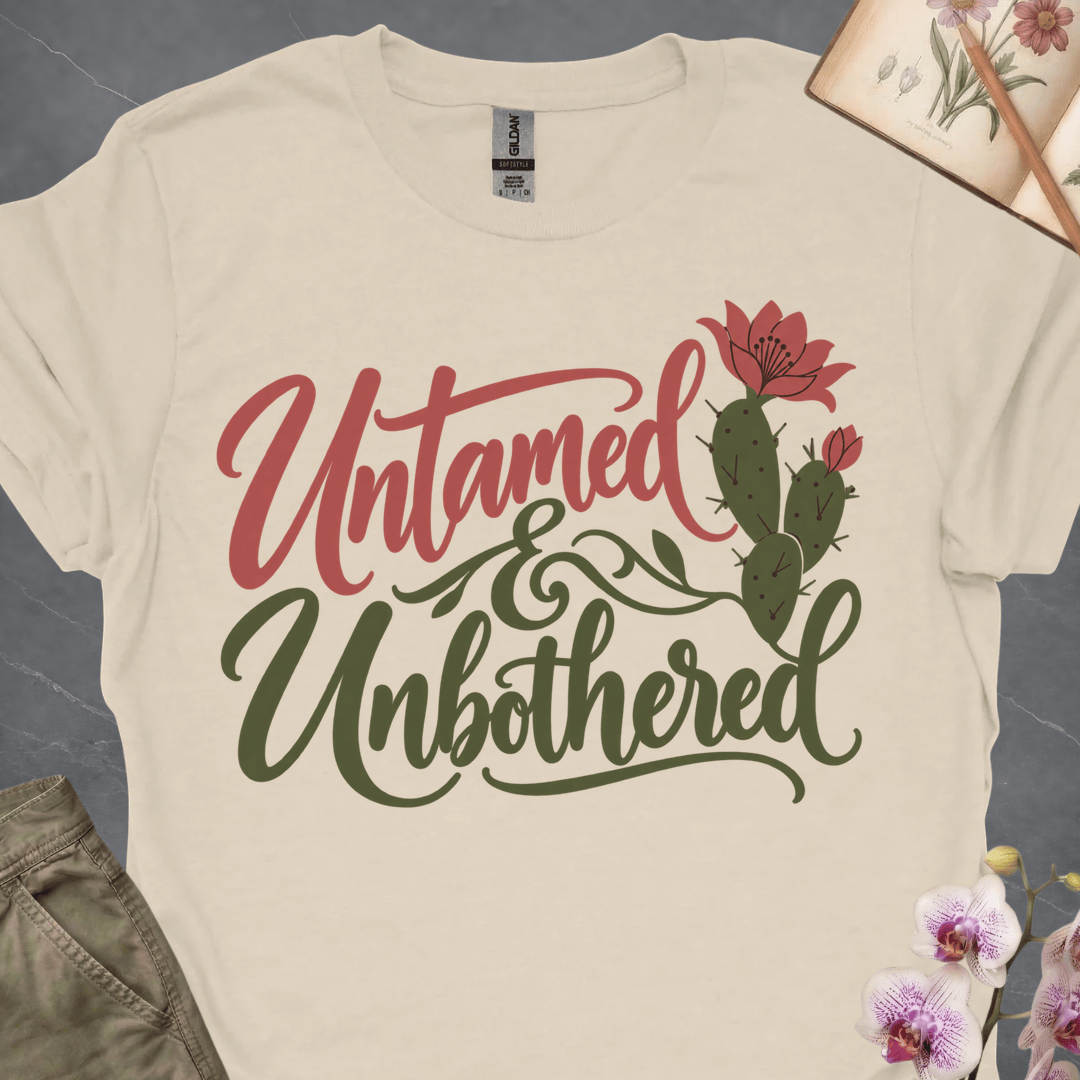 Untamed & Unbothered - Hand Script - Upscaled
