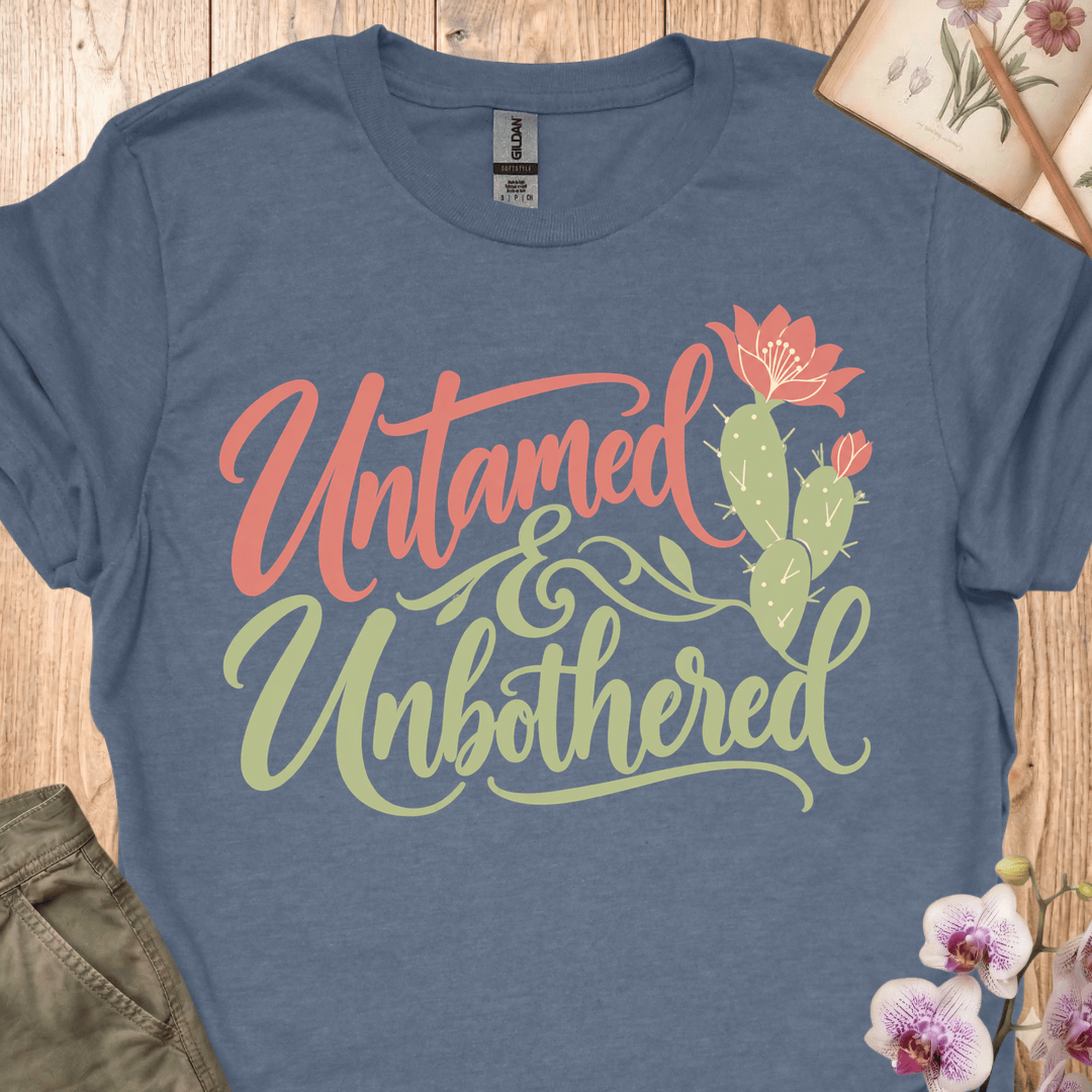 Untamed & Unbothered - Hand Script - Upscaled