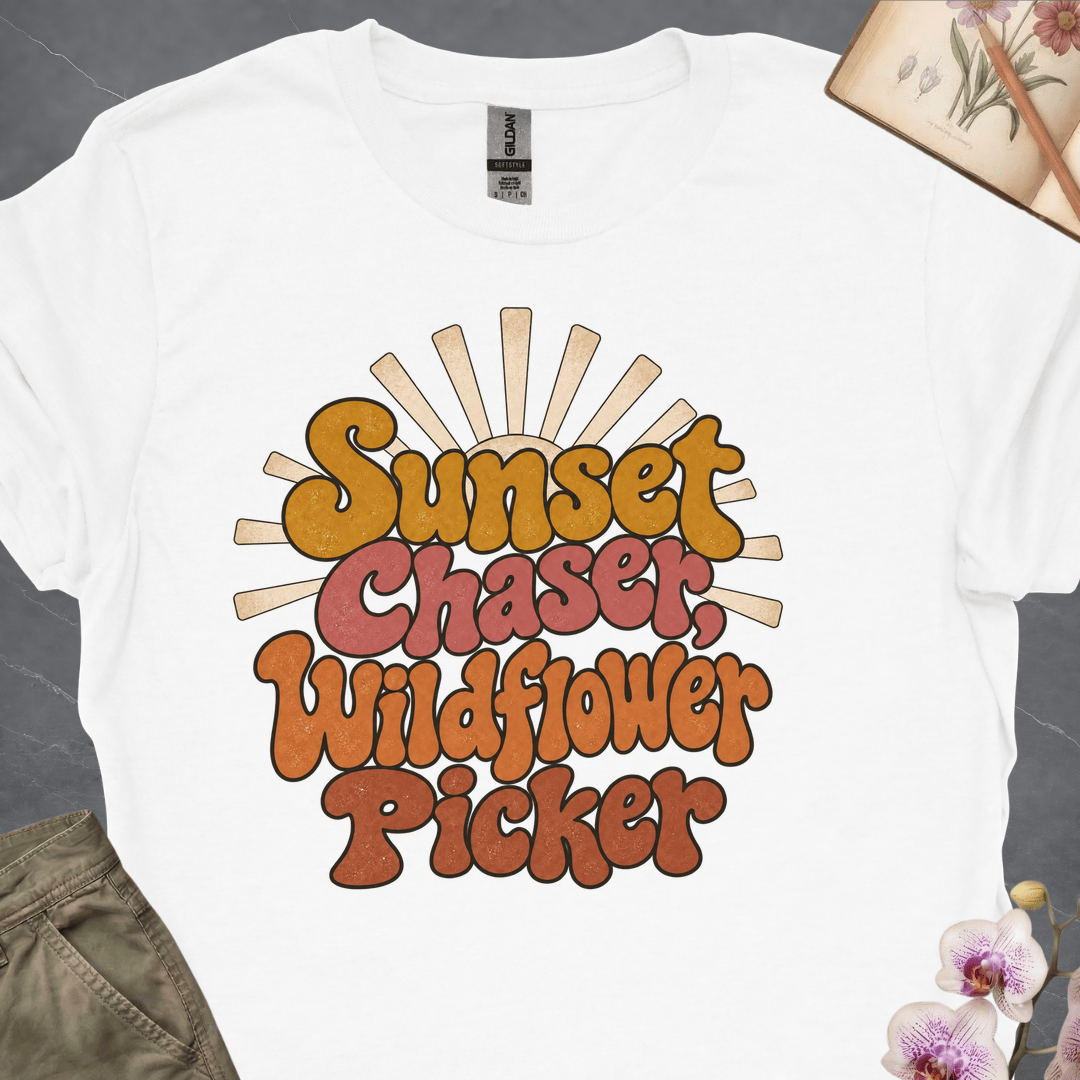 Sunset Chaser Wildflower Picker - 70s - Upscaled