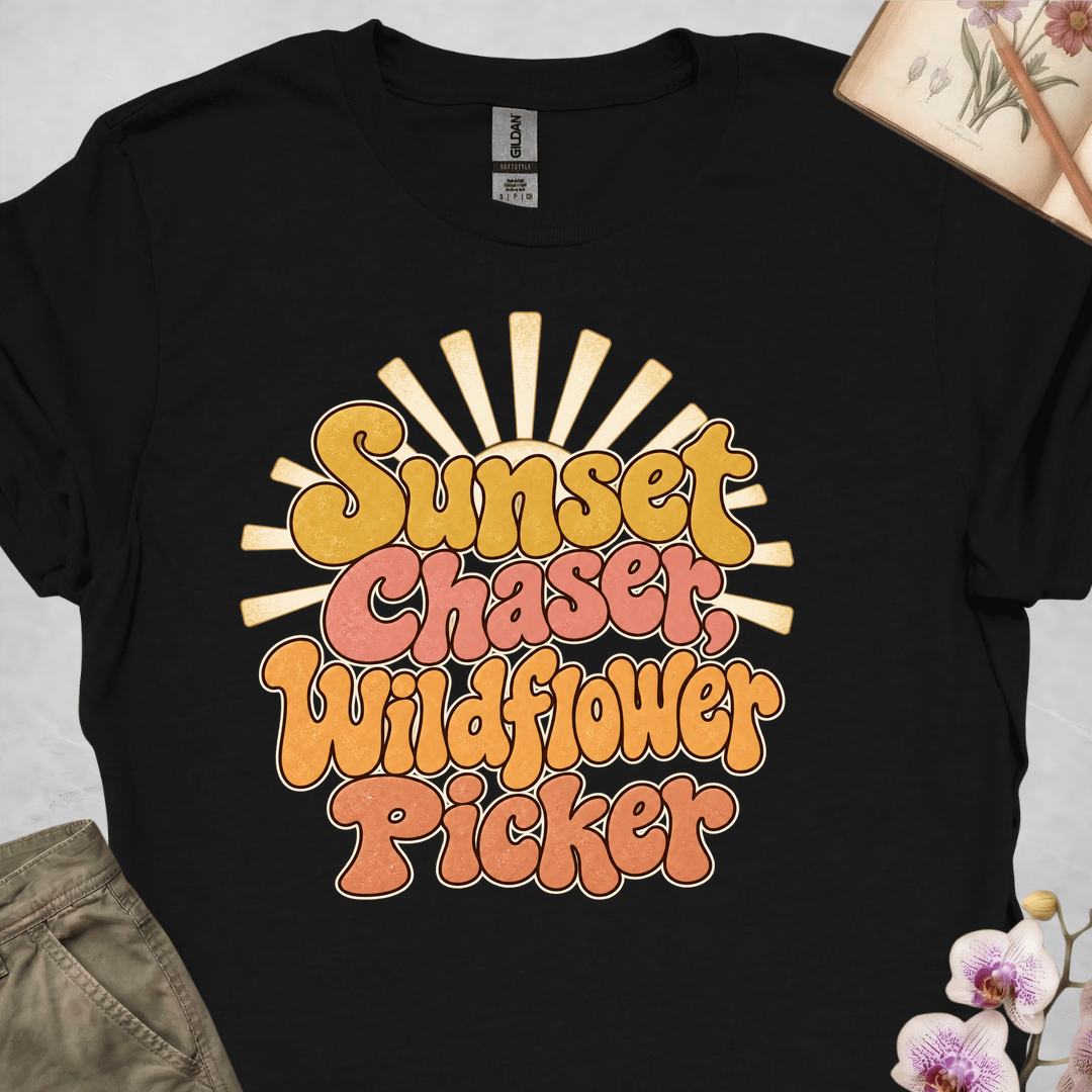 Sunset Chaser Wildflower Picker - 70s - Upscaled