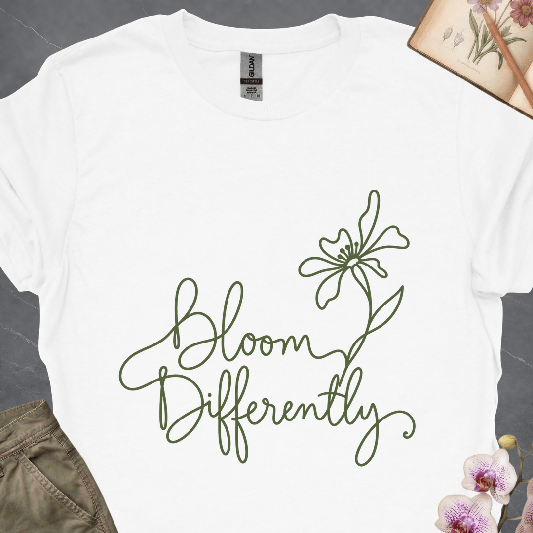 Bloom Differently - Line Drawing - Upscaled