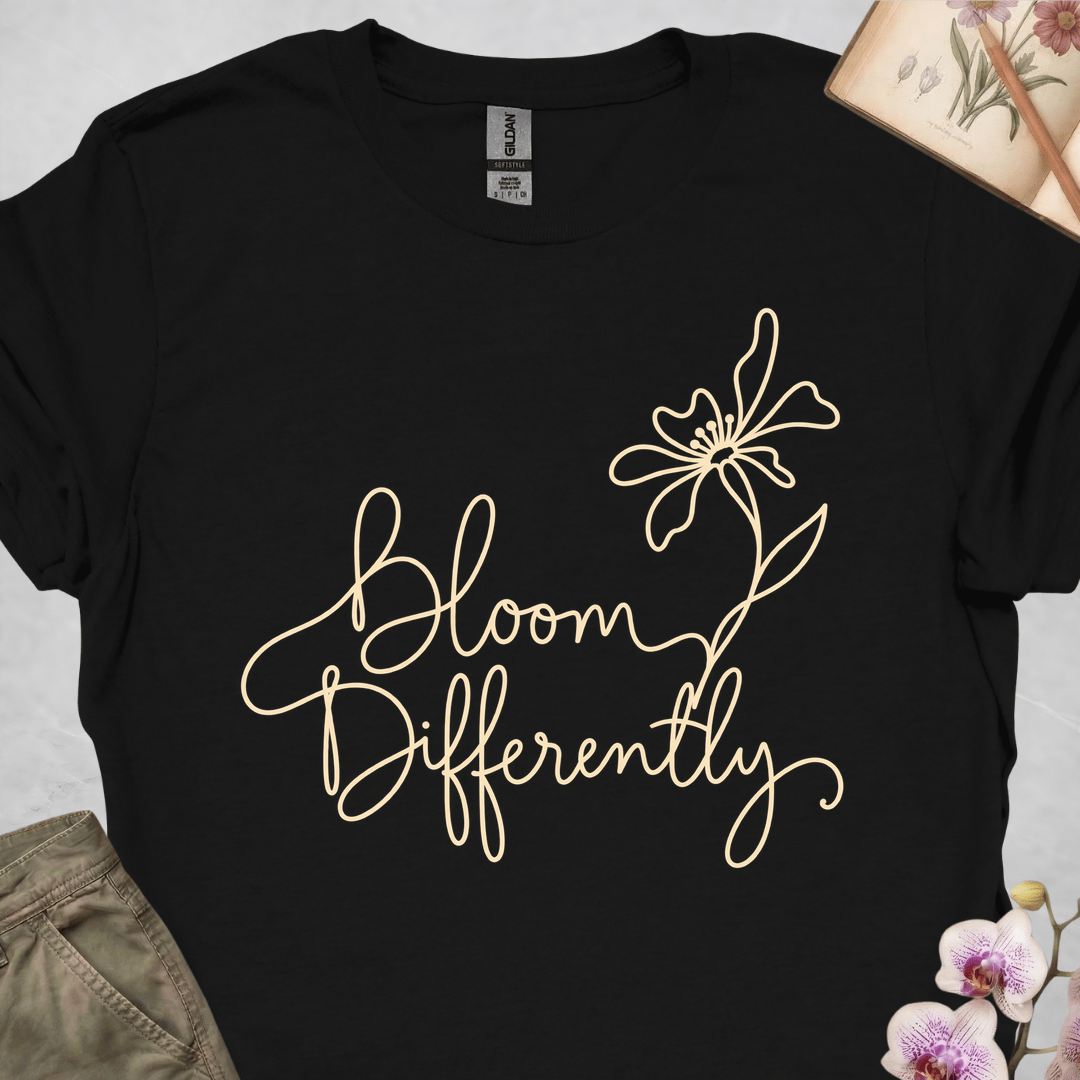 Bloom Differently - Line Drawing - Upscaled