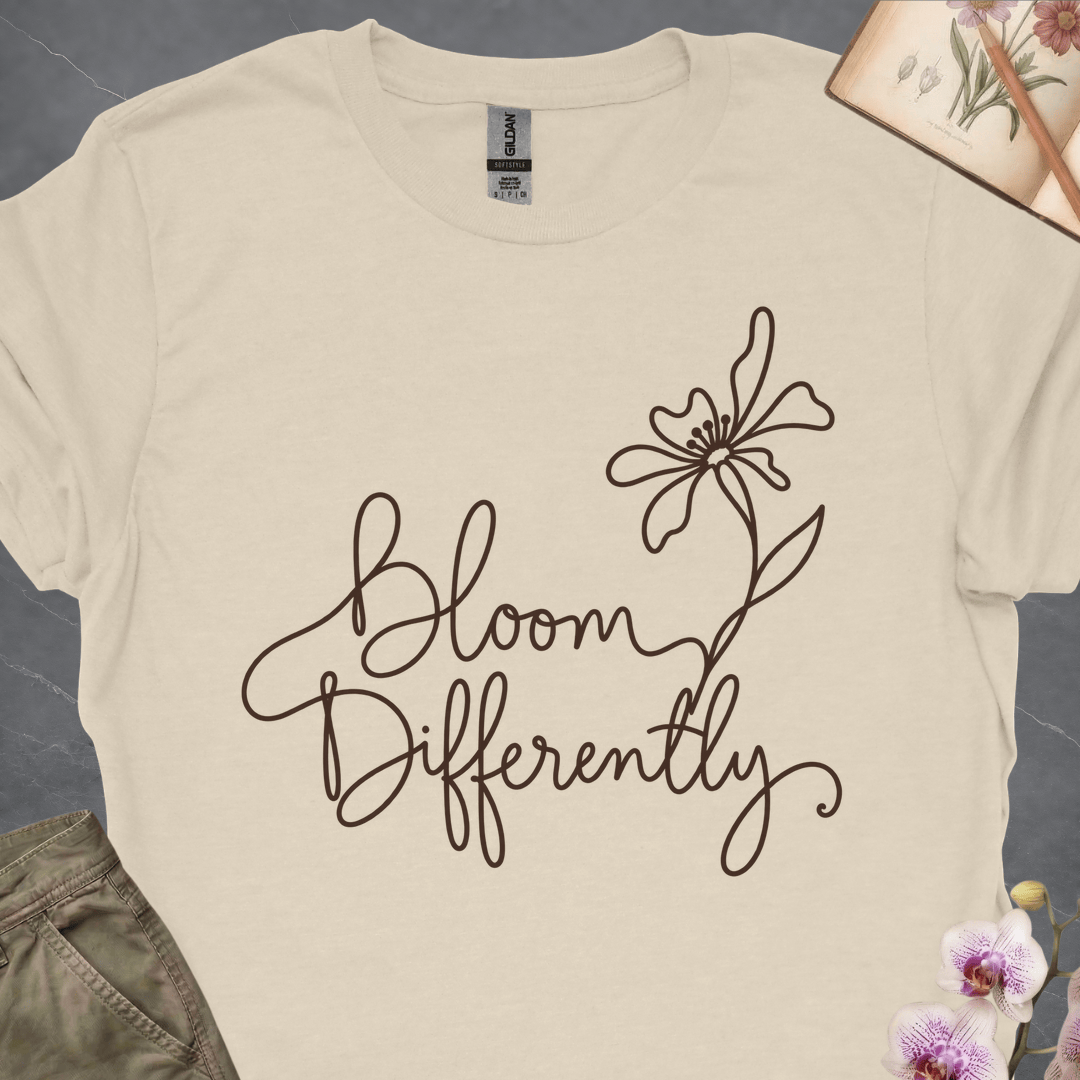 Bloom Differently - Line Drawing - Upscaled