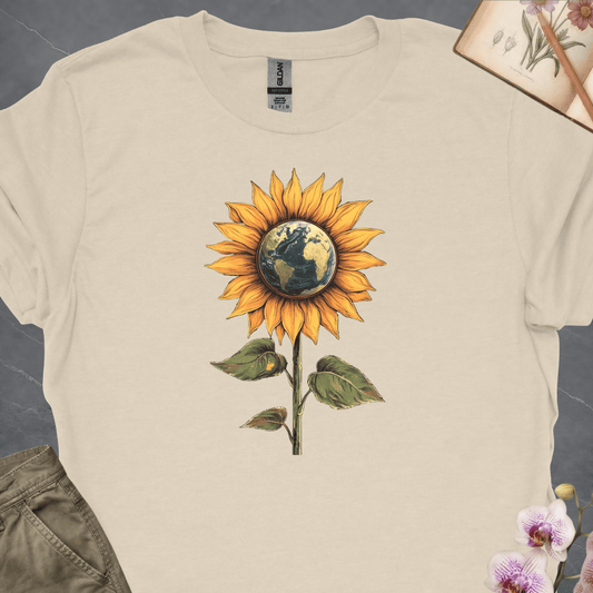 Earth is Better with Sunflowers - Upscaled