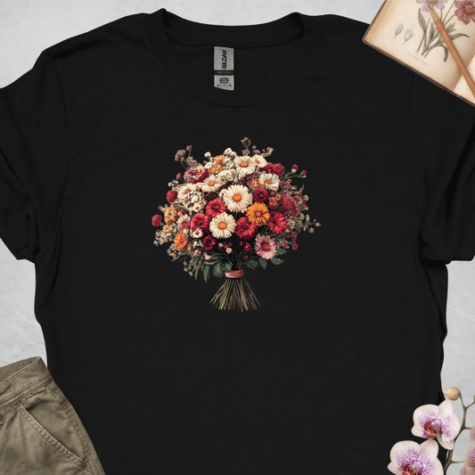 Bouquet  of Daisies of Many Colors - Upscaled