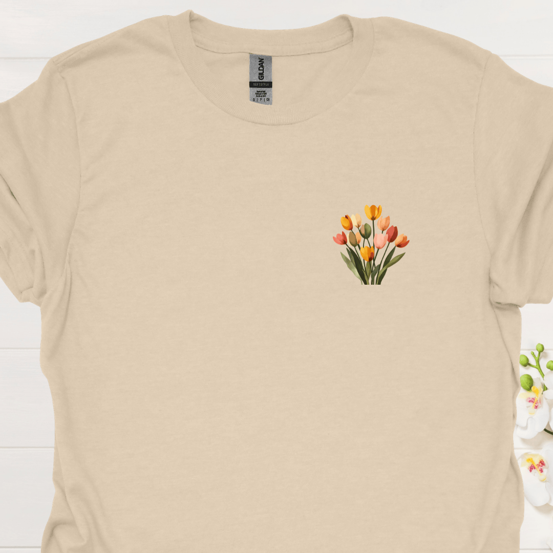 Colorful Tulip Flowers - Small - Upscaled