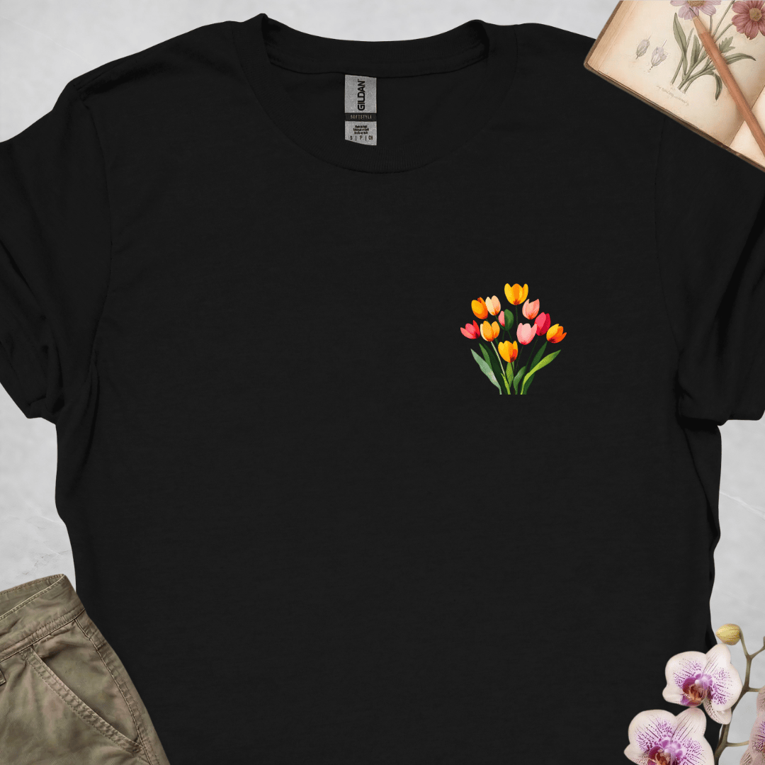 Colorful Tulip Flowers - Small - Upscaled