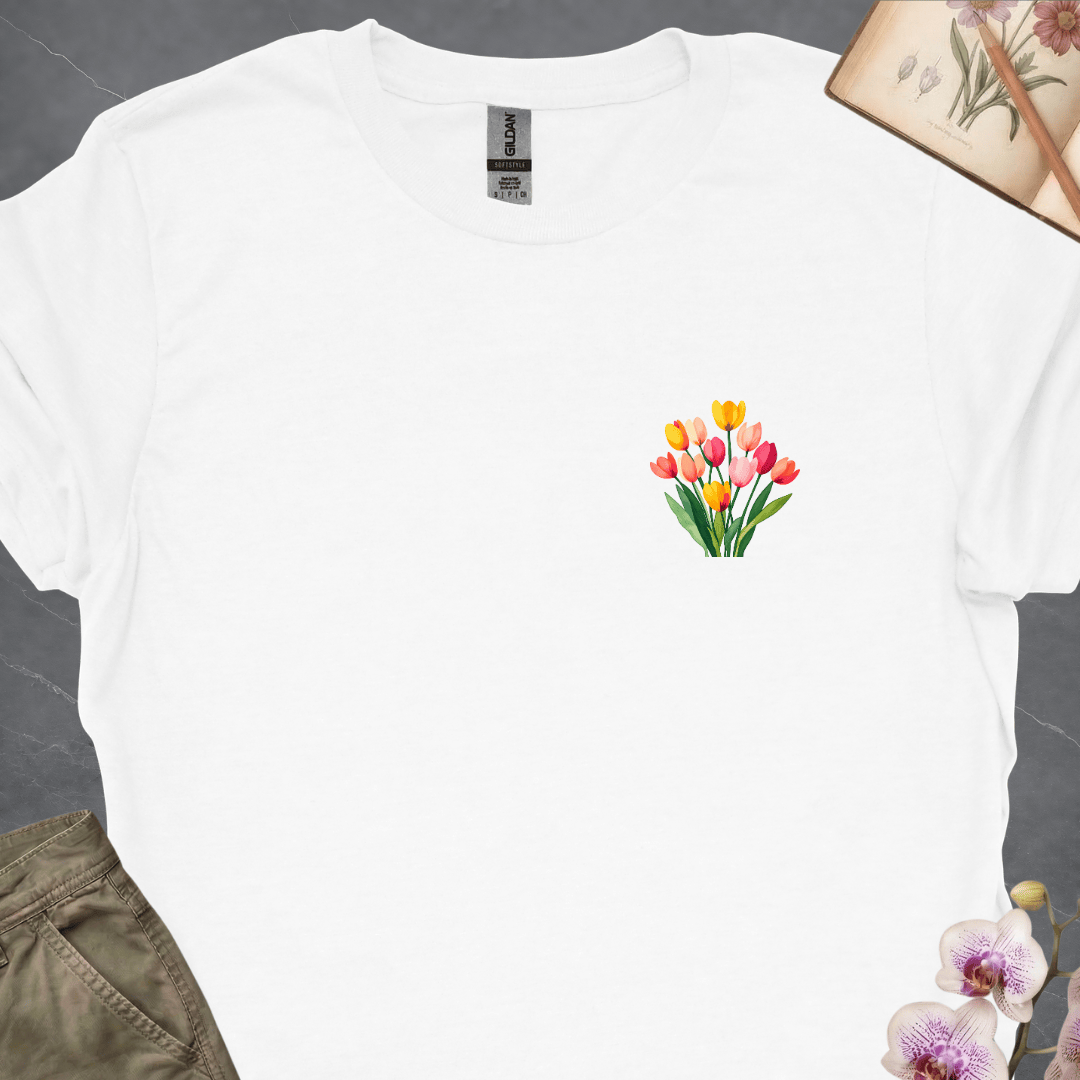Colorful Tulip Flowers - Small - Upscaled