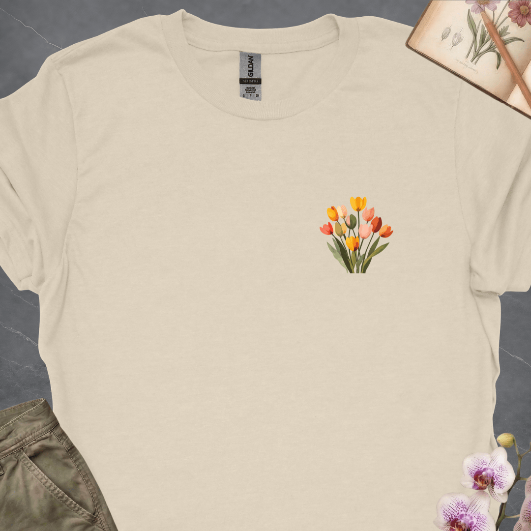 Colorful Tulip Flowers - Small - Upscaled