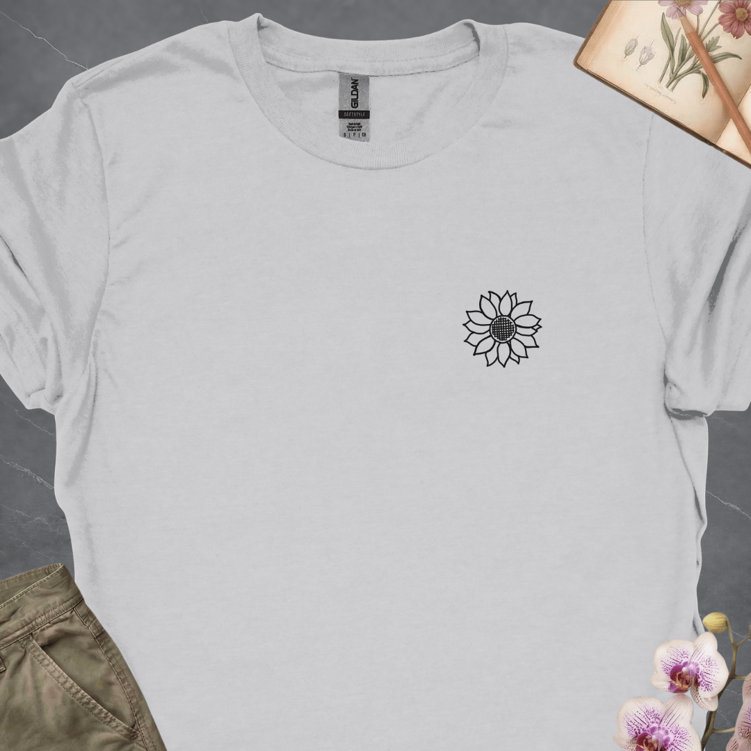 Criss Cross Sunflower – Black – Small - Upscaled