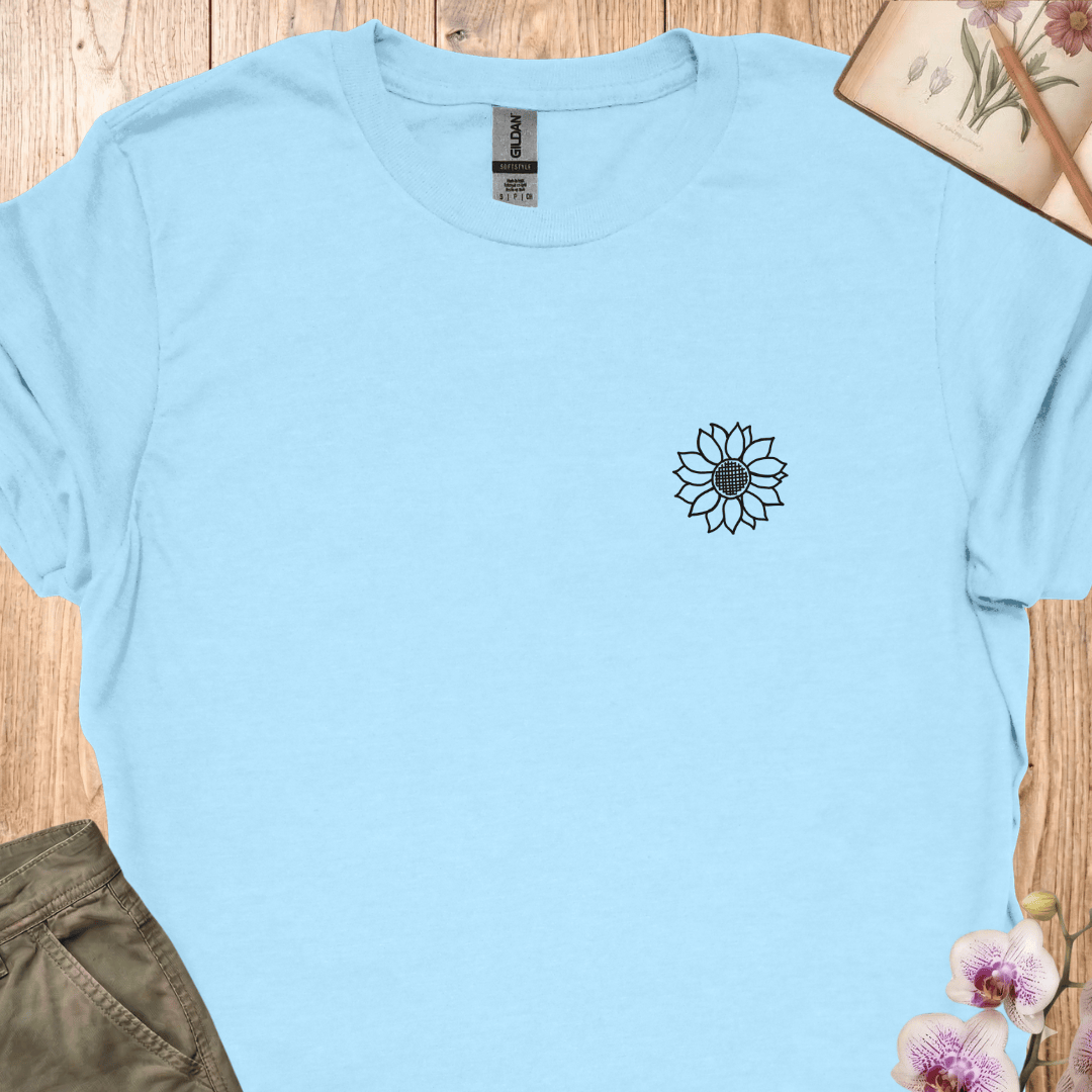 Criss Cross Sunflower – Black – Small - Upscaled