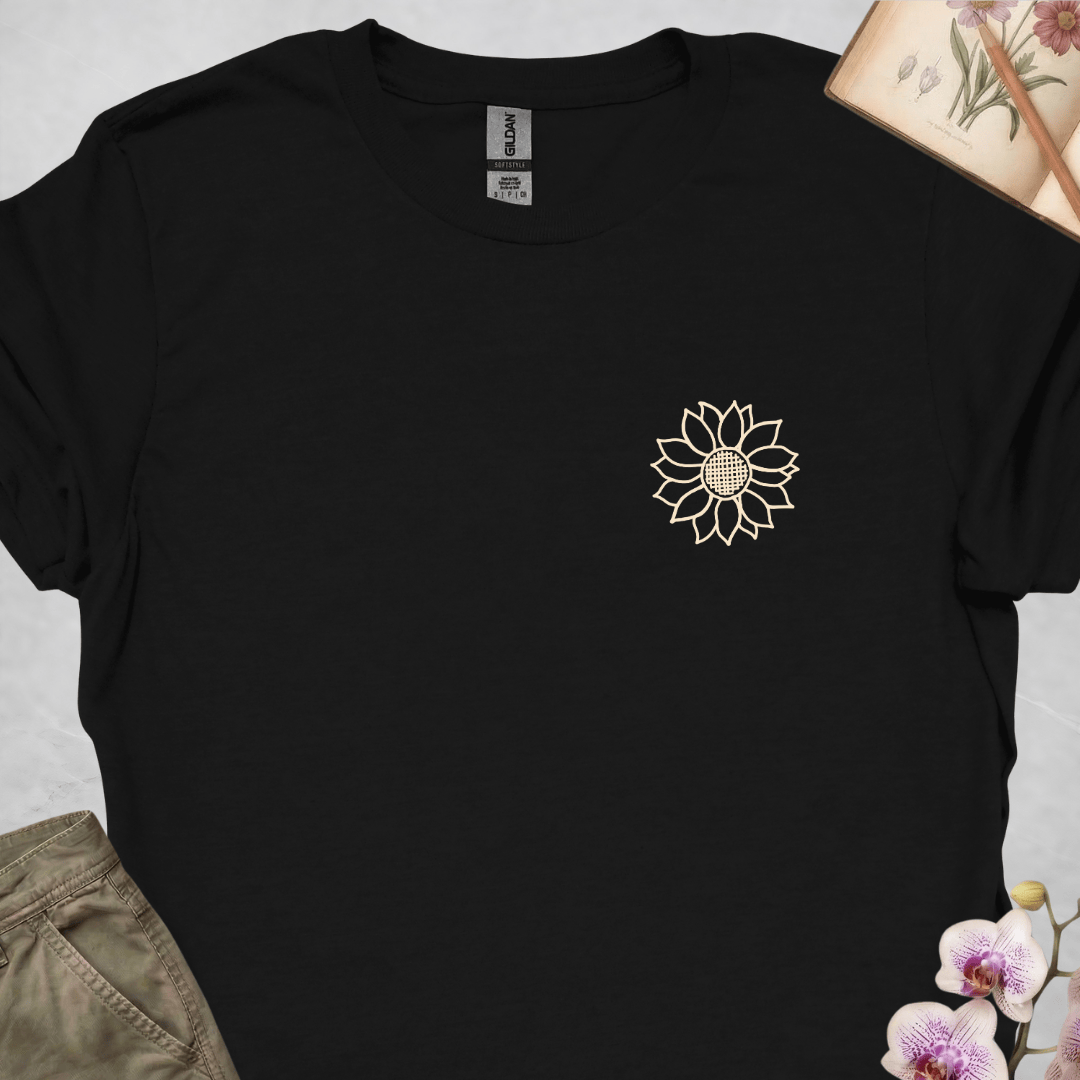 Criss Cross Sunflower – Colored – Small - Print Prep