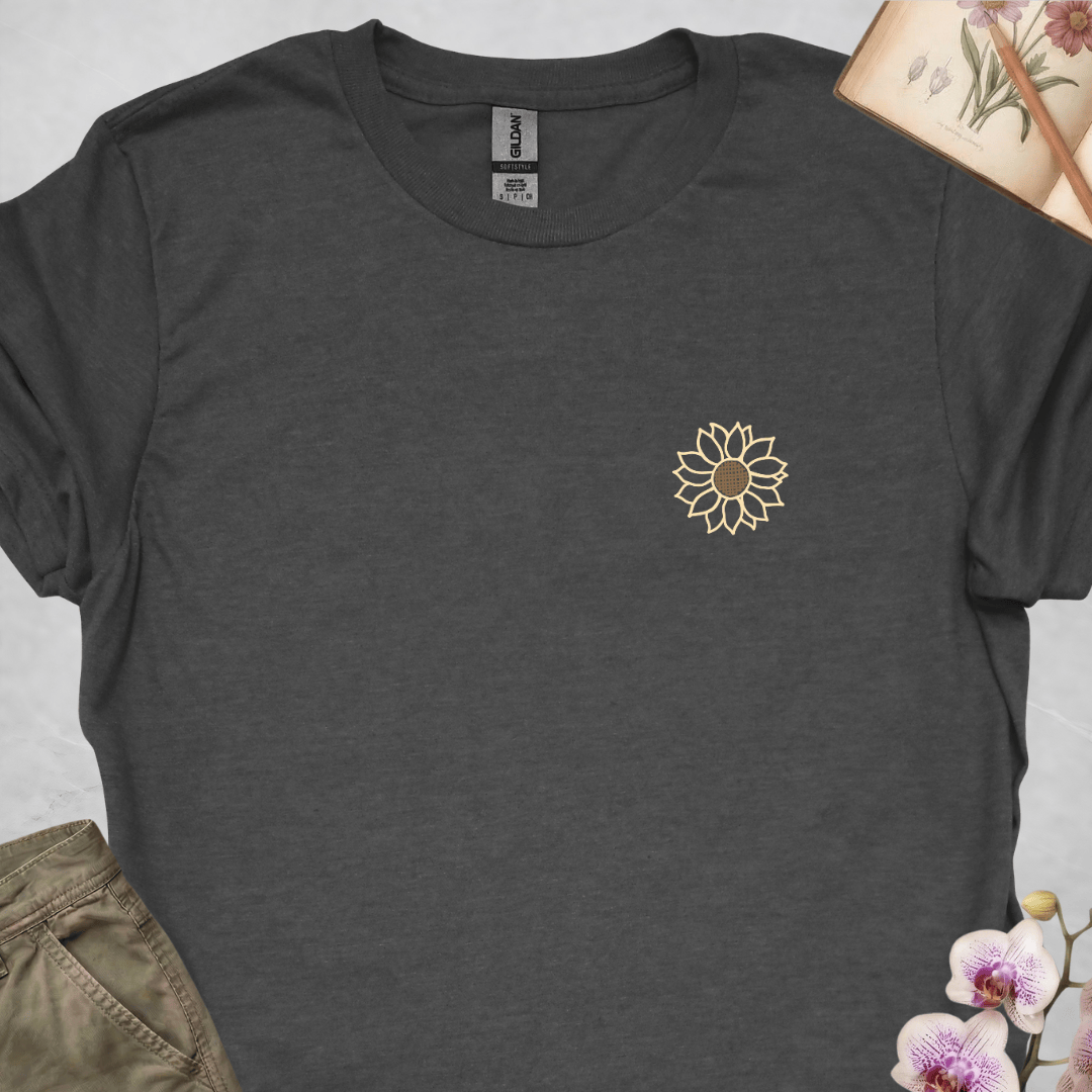 Criss Cross Sunflower – Colored – Small - Print Prep