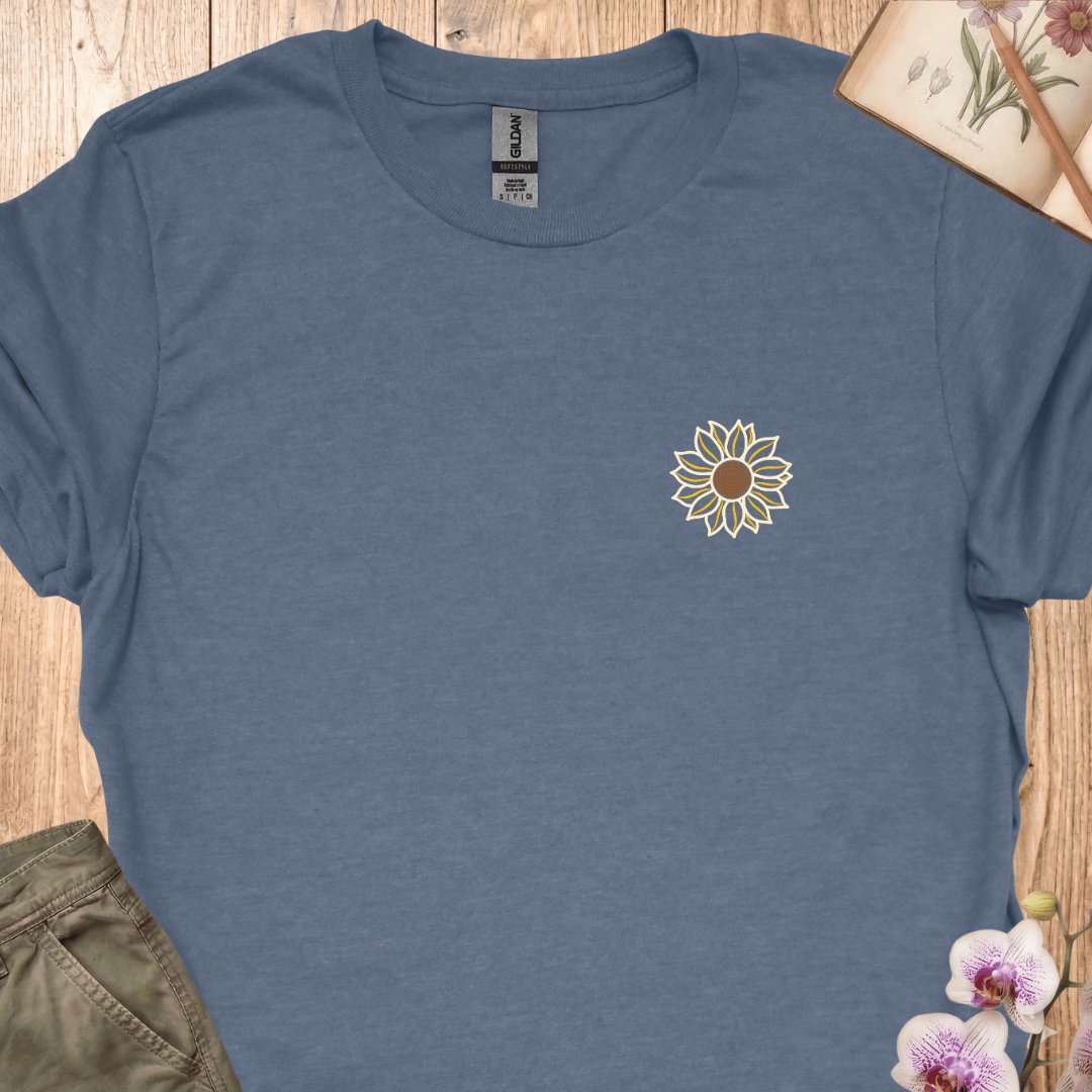 Criss Cross Sunflower – Colored – Small - Print Prep