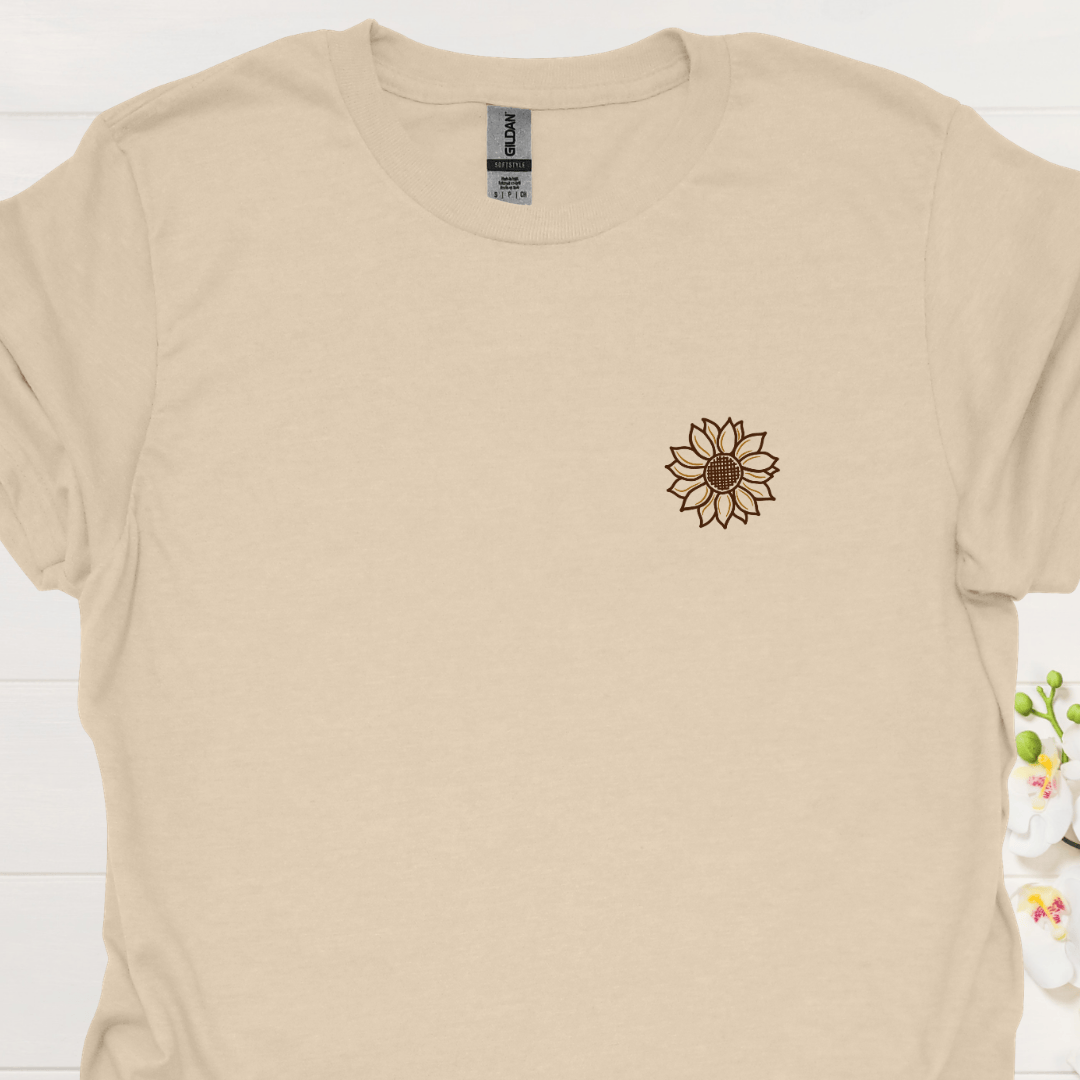 Criss Cross Sunflower – Colored – Small - Print Prep
