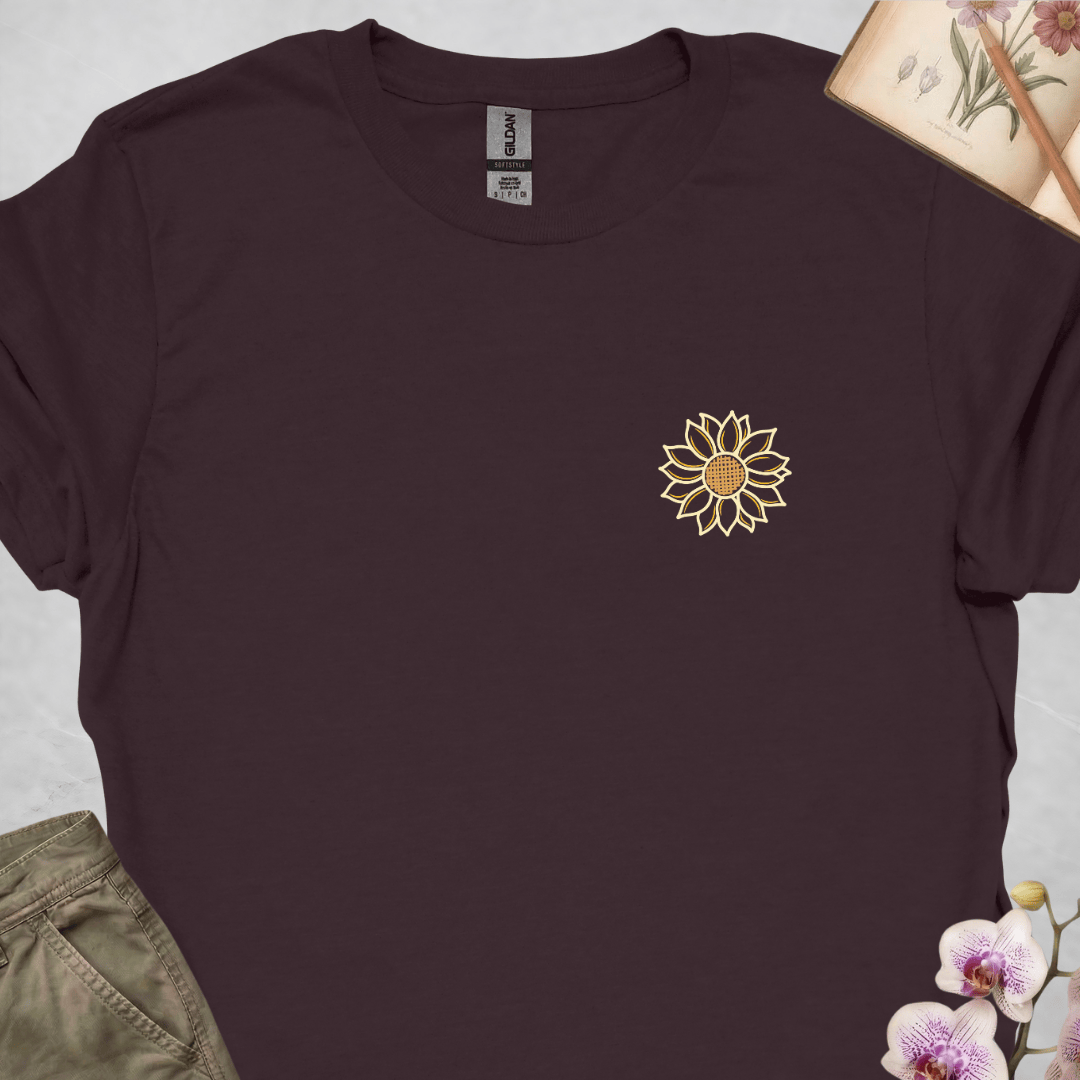 Criss Cross Sunflower – Colored – Small - Print Prep