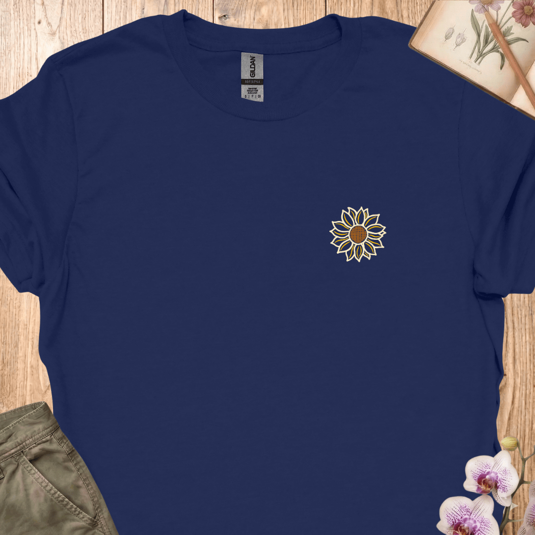 Criss Cross Sunflower – Colored – Small - Print Prep
