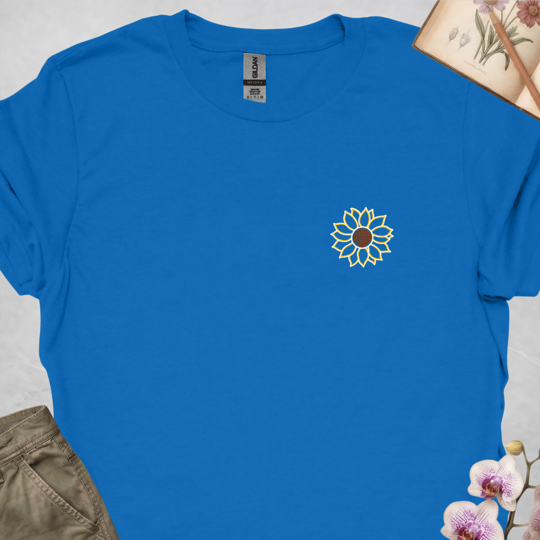 Criss Cross Sunflower – Colored – Small - Print Prep